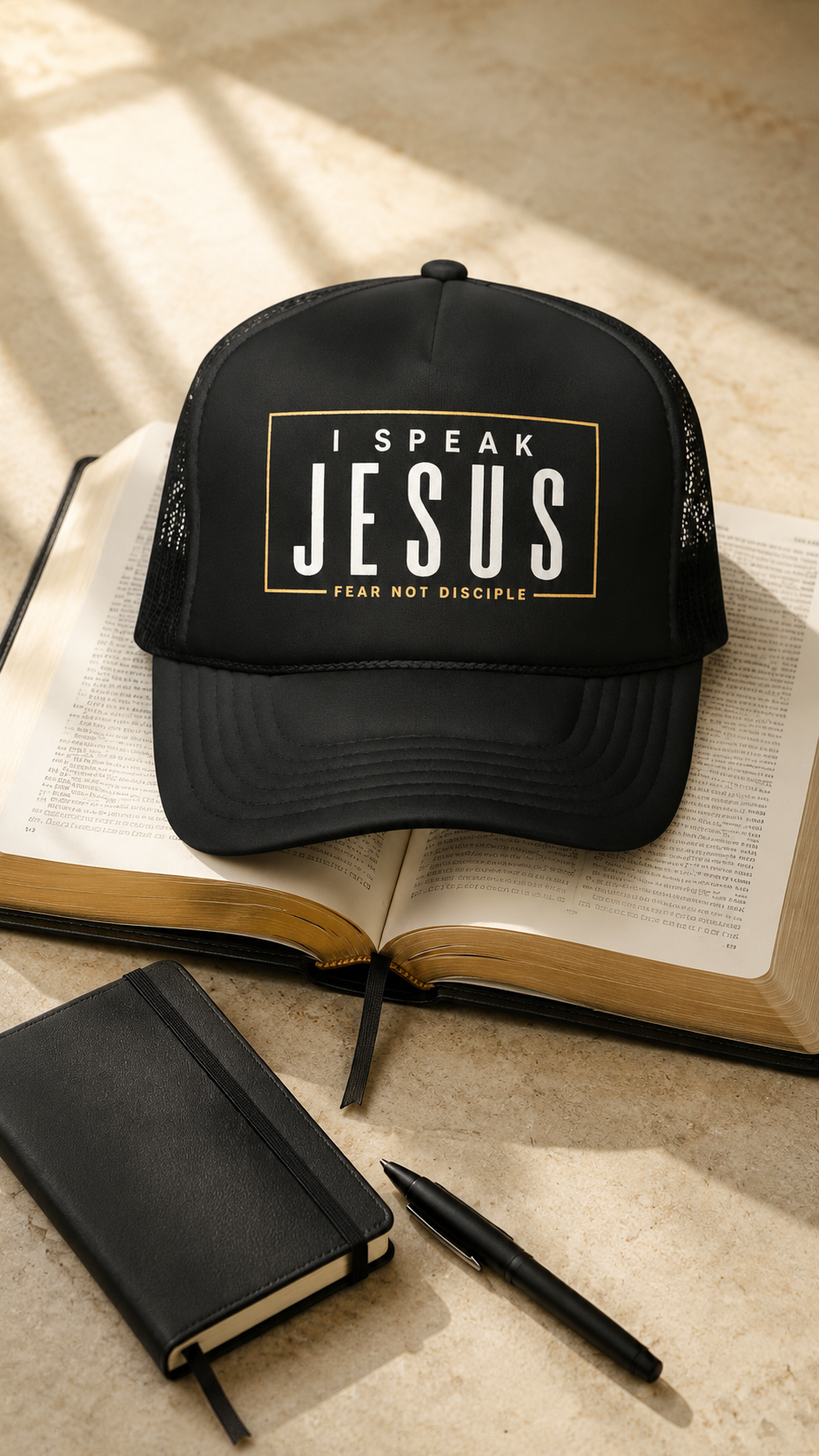 I Speak Jesus Trucker Hat